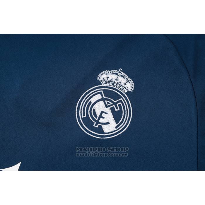 Chandal del Real Madrid Manga Corta 2024-2025 Azul - Pantalon Corto